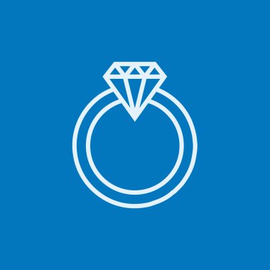 elmas yüzük satırı simgesi.