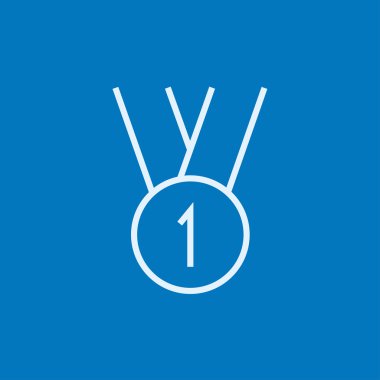 Birinci sıra simgesi için madalya.