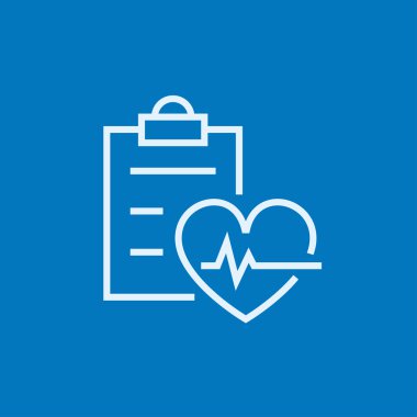 Kalp atışı kayıt satırı simgesi.