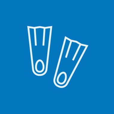 Yüzgeçler Satırı Simgesi.