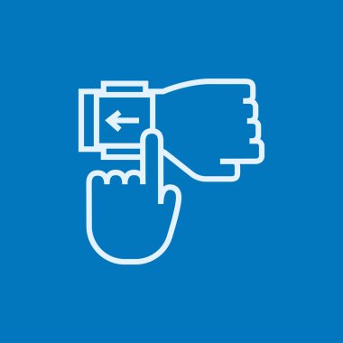 Smartwatch satırı simgesi.