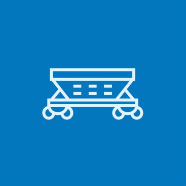 Kargo vagon satırı simgesi.