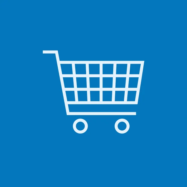 Shopping cart line icon. — Stock Vector