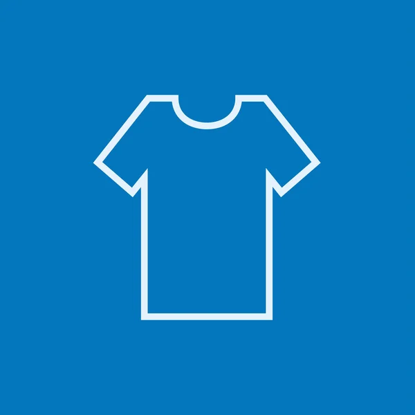 T-shirt lijn pictogram. — Stockvector