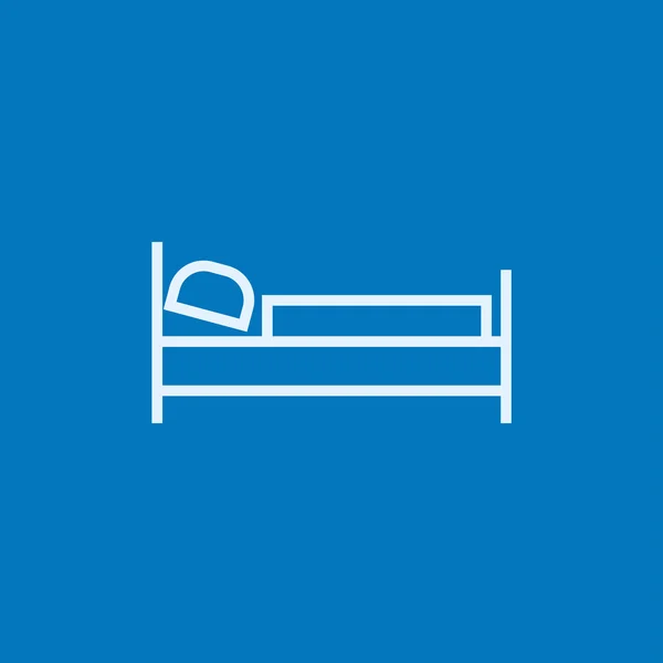 Bed line icon. — Stock Vector