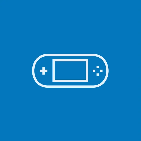 Game console gadget line icon. — ストックベクタ