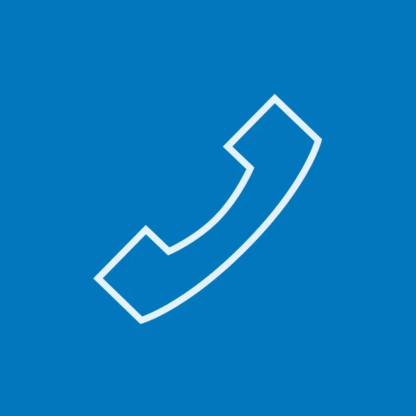 Receiver line icon. — Stock Vector