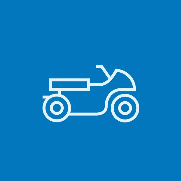 Ikona řádku motocyklu. — Stockový vektor