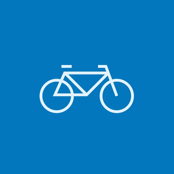 Pictogram fietslijn. — Stockvector