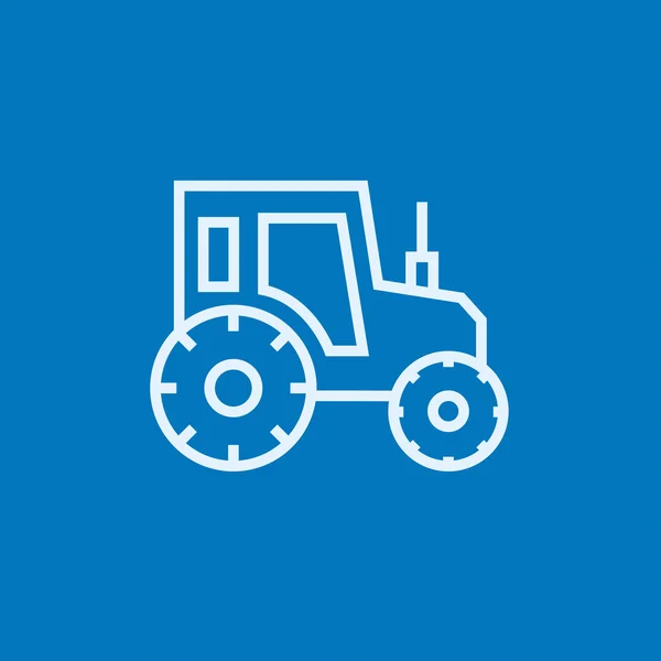 Icône de ligne tracteur. — Image vectorielle