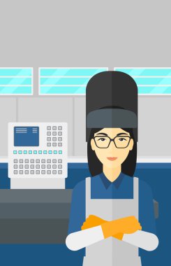 Emin gülümseyen Kaynakçı.