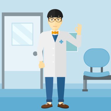 Gösteren işareti Tamam doktor.