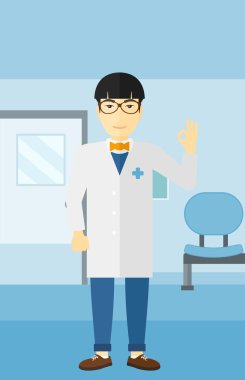 Gösteren işareti Tamam doktor.