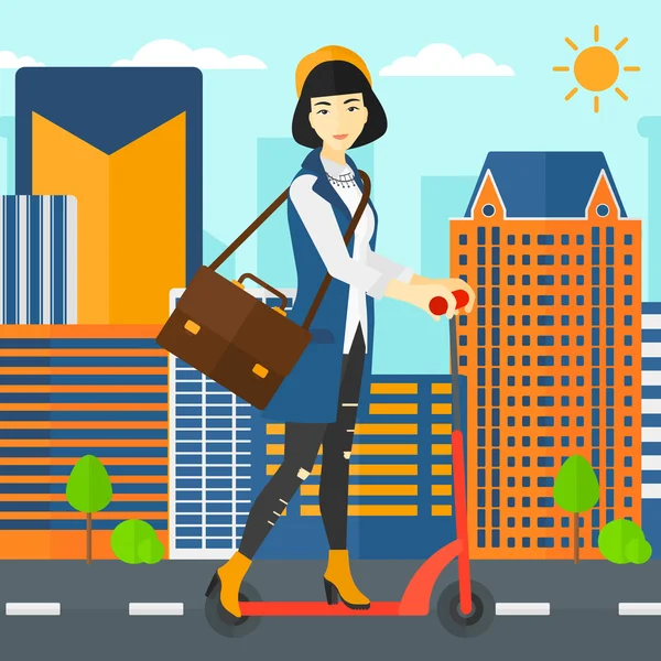 Kadın üzerinde sürme.