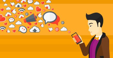 Sosyal medya uygulamaları.