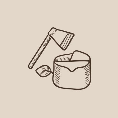 Ormansızlaşma kroki simgesi.