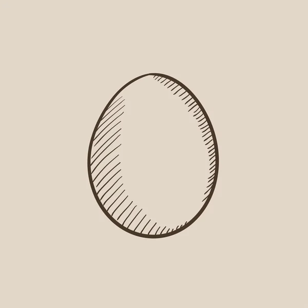 Ícone de esboço de ovo . —  Vetores de Stock