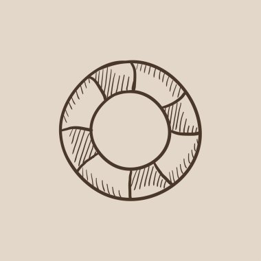 Lifebuoy kroki simgesi.