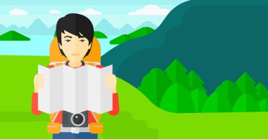 Haritaya bakıyordum backpacker.