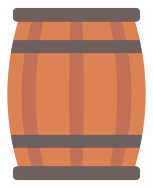 şarap için tahta fıçı.