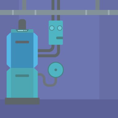 Yerli ev kazan dairesi arka plan.