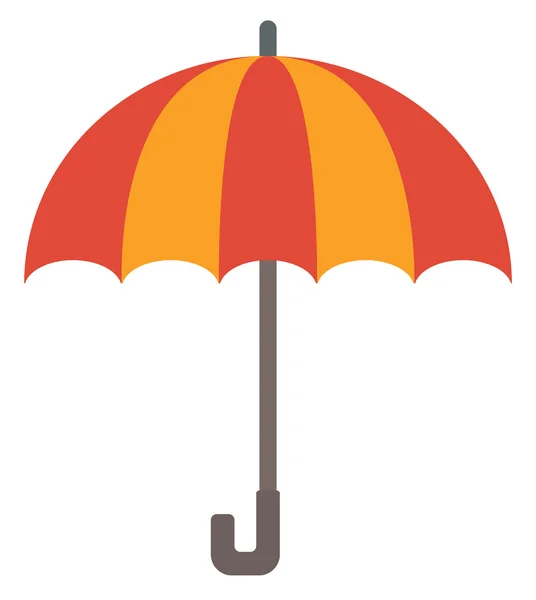 Otwartym klasycznym elegancki parasol. — Wektor stockowy