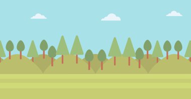 Yeşil orman arka plan.