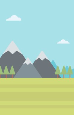 Dağ manzarası arka plan.