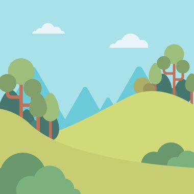 Dağ manzarası arka plan.