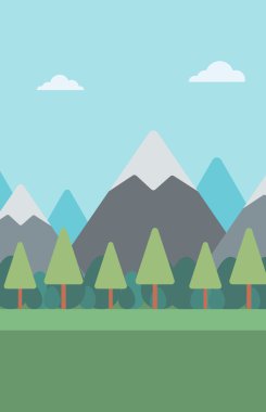 Dağ manzarası arka plan.