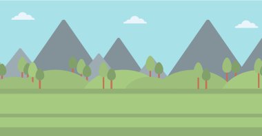 Dağ manzarası arka plan.