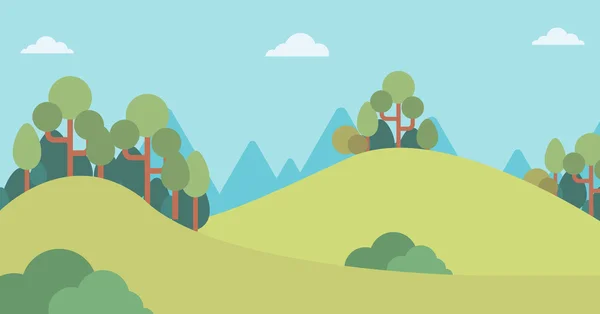 Fondo de paisaje de montaña . — Vector de stock