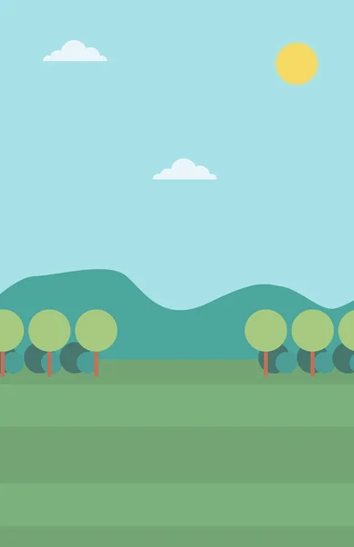 Fondo de paisaje de montaña . — Vector de stock