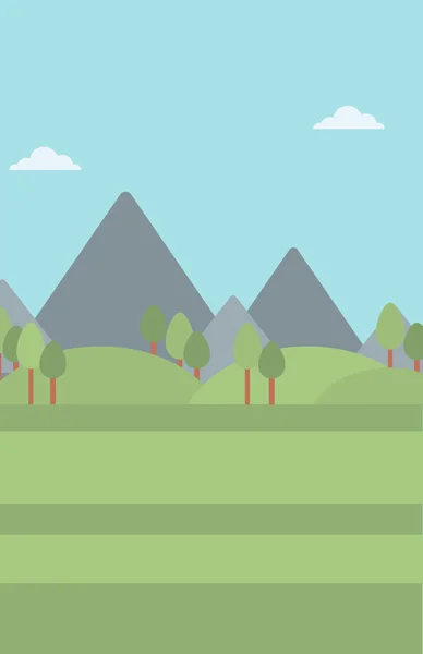 Fondo de paisaje de montaña . — Vector de stock