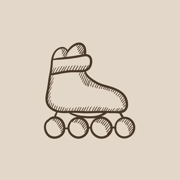 Icona del pattino a rotelle . — Vettoriale Stock