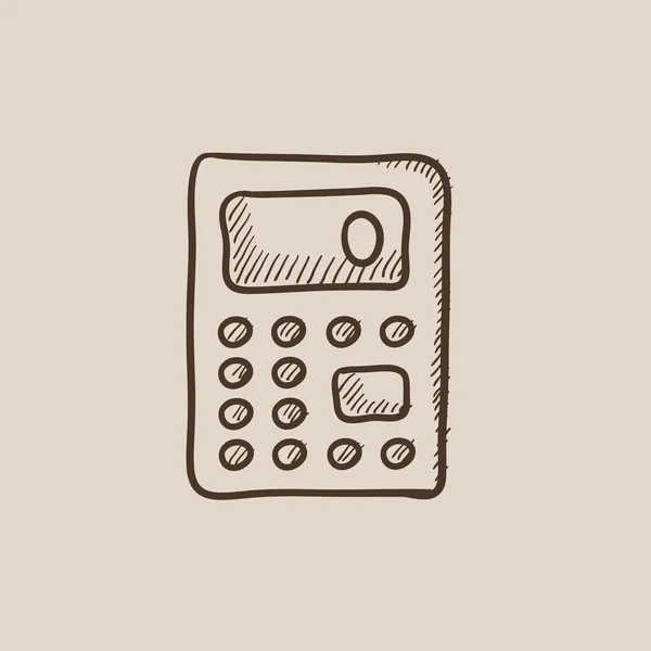Taschenrechner-Ikone. — Stockvektor
