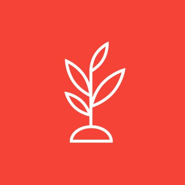 Filiz satırı simgesi.