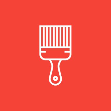 Boya fırçası satırı simgesi.