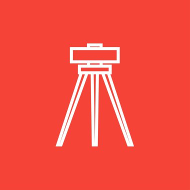 Teodolit tripod satırı simgesi üzerinde.