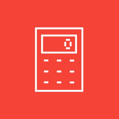 Hesap makinesi satır simgesi.