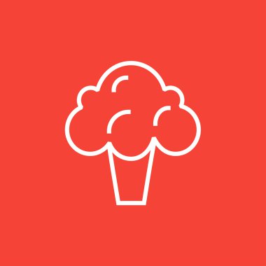 Brokoli satırı simgesi.