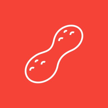 Fıstık satırı simgesi.