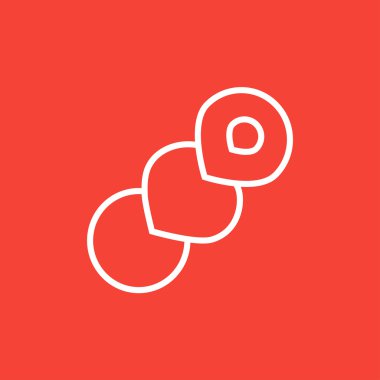 Sarmal ekmek satırı simgesi.