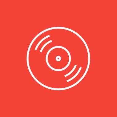 Disk satırı simgesi.