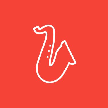 Saksafon satırı simgesi.