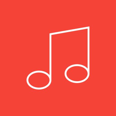 Müzik notası simgesi.