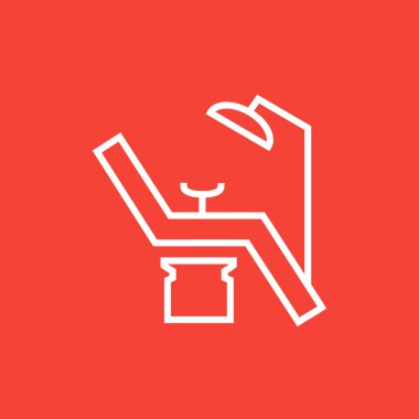 Diş Sandalyesi Satırı Simgesi.