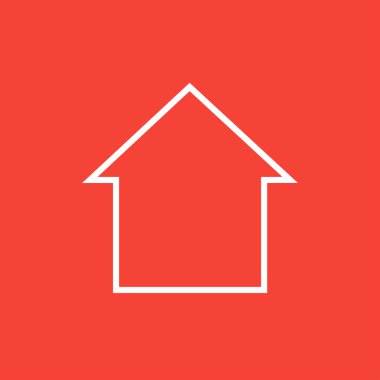 Ev satırı simgesi.