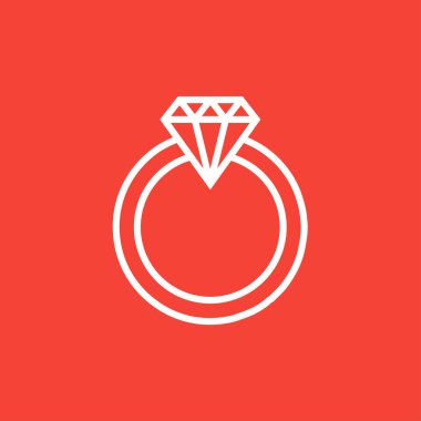 elmas yüzük satırı simgesi.