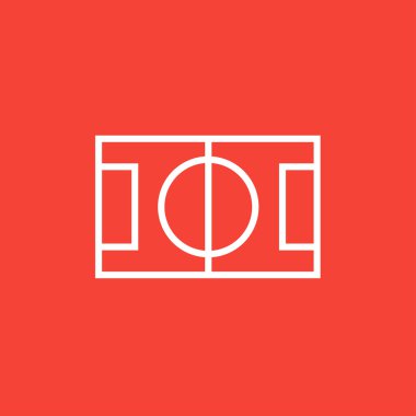 Stadyum düzen satırı simgesi.